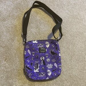 Loungefly Disney Villains malificent Purple Bag